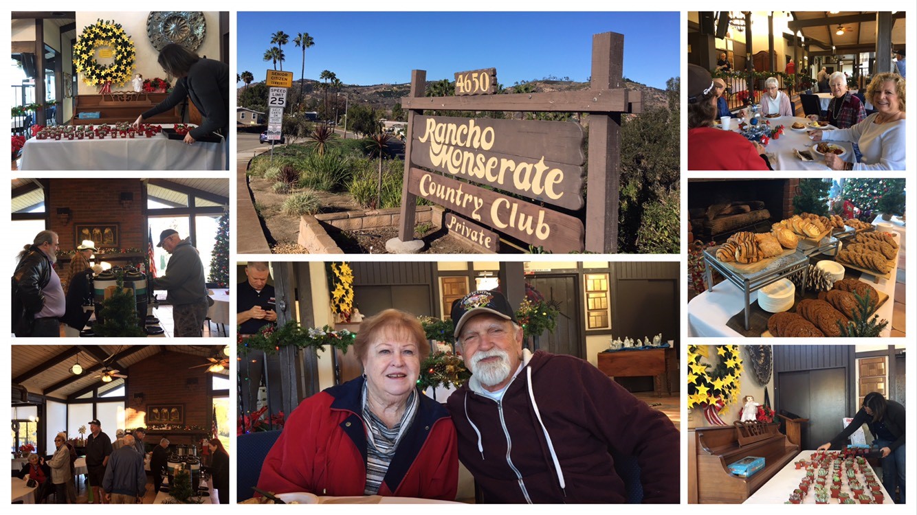 Collage of Rancho Monserate Holiday Breakfast