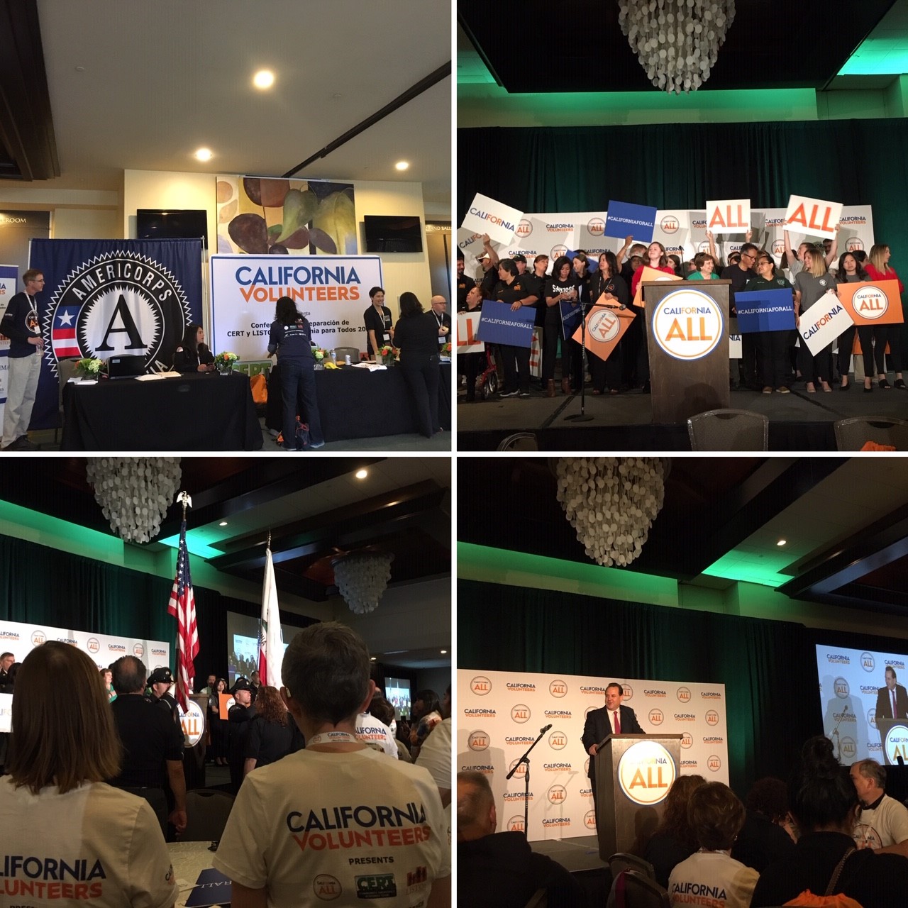 Scenes from California for All CERT and Listos Preparedness Conference