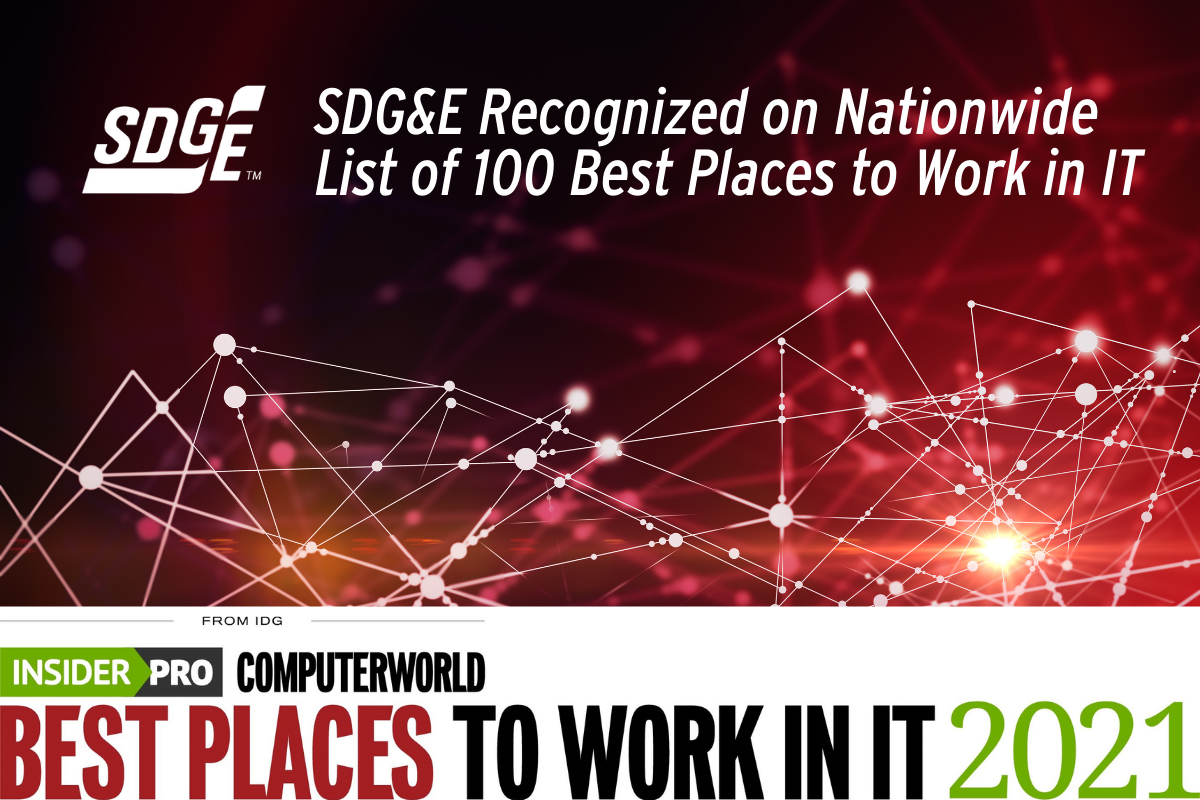 SoCalGas and SDG&E Recognized on Nationwide List of 100 Best Places to Work in IT