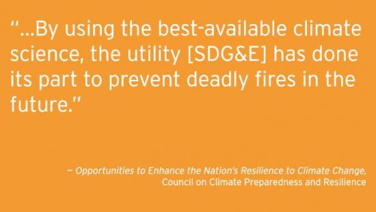 The White House Applauds SDG&E’s Wildfire Safety Efforts