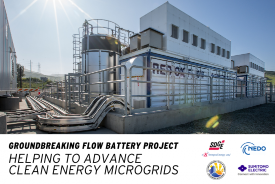 Groundbreaking Flow Battery Project Helping To Advance  Clean Energy Microgrids 