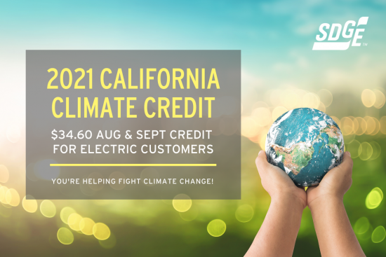 SDG&E Customers To Receive  Nearly $70 In Bill Credit Over Two Months